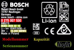 Bosch Etikett komplett